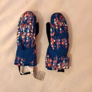 Syder blue confetti winter 🥶 Mittens